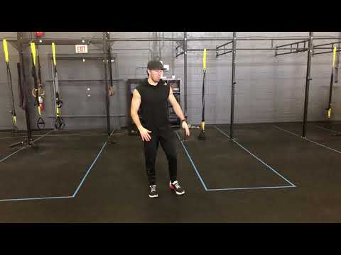 Burpee broad jump to reverse bear crawl