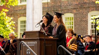 2022 University Ceremony Senior Orators: Kaitlan Bui and Alexandra Ali Martinez