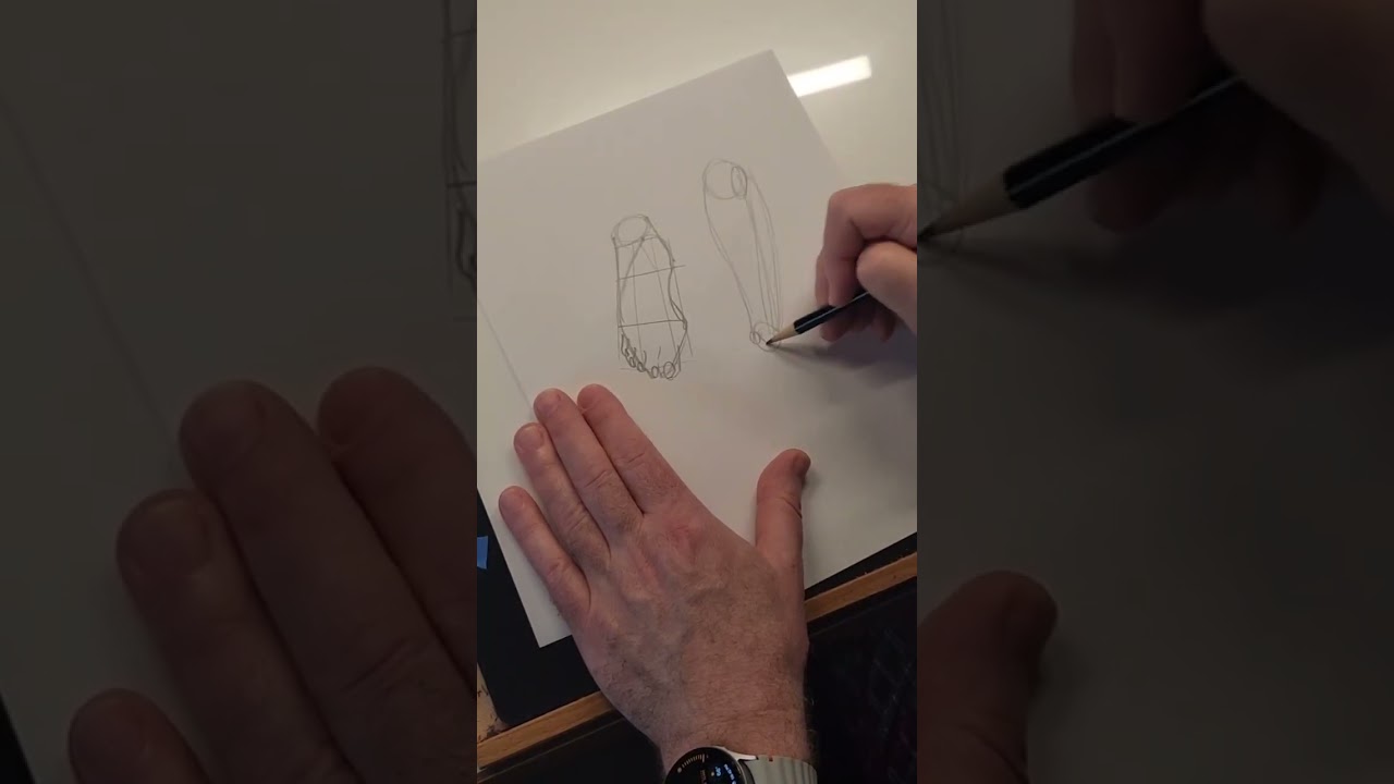 Quick foot drawing tip! 