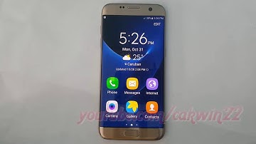 Samsung Galaxy S7 Edge : How to add or delete Easy mode shortcut (Android Marshmallow)