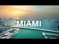 Miami Aerial View UHD 4K Drone Footage
