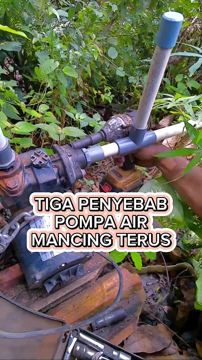 PENYEBAB POMPA AIR MANCING TERUS #diy #tutorial #tips #tricks #pompaair #pvc #pipaair #pipapvc