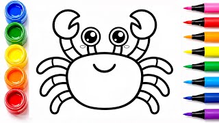 π¦π¨ How to Draw a Cute Crab | Drawing and Coloring a Cute Crab | Easy Step by Step β¨ποΈπ π¦π¨ How to Draw a Cute Crab | Drawing and Coloring a Cute Crab | Easy Step by Step β¨ποΈπ