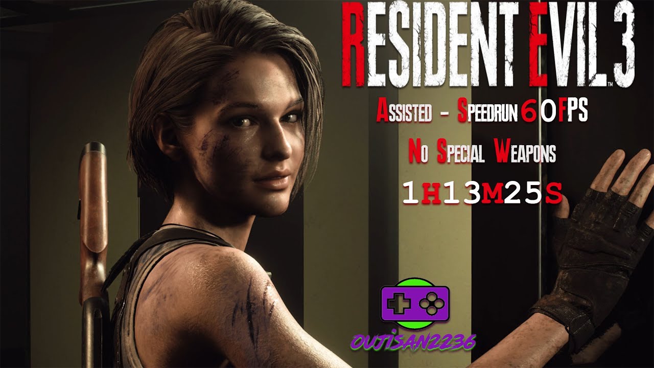 Resident Evil 3 2020 - 60FPS PC - Assisted - No Special Items - 1H13M25S