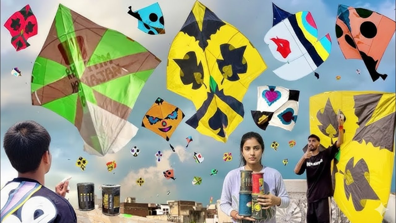 ભાભીની અગાશી મા મોટી મોટી પતંગ 😱|| Bhabhini Agashi Ma Moti Moti Patang || #patang #lover #bhabhiji 