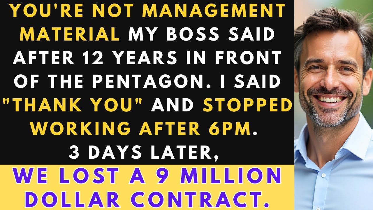 Мой босс сказал, что я не гожусь на руководящую должность. Я обошелся ему в 9 миллионов долларов.