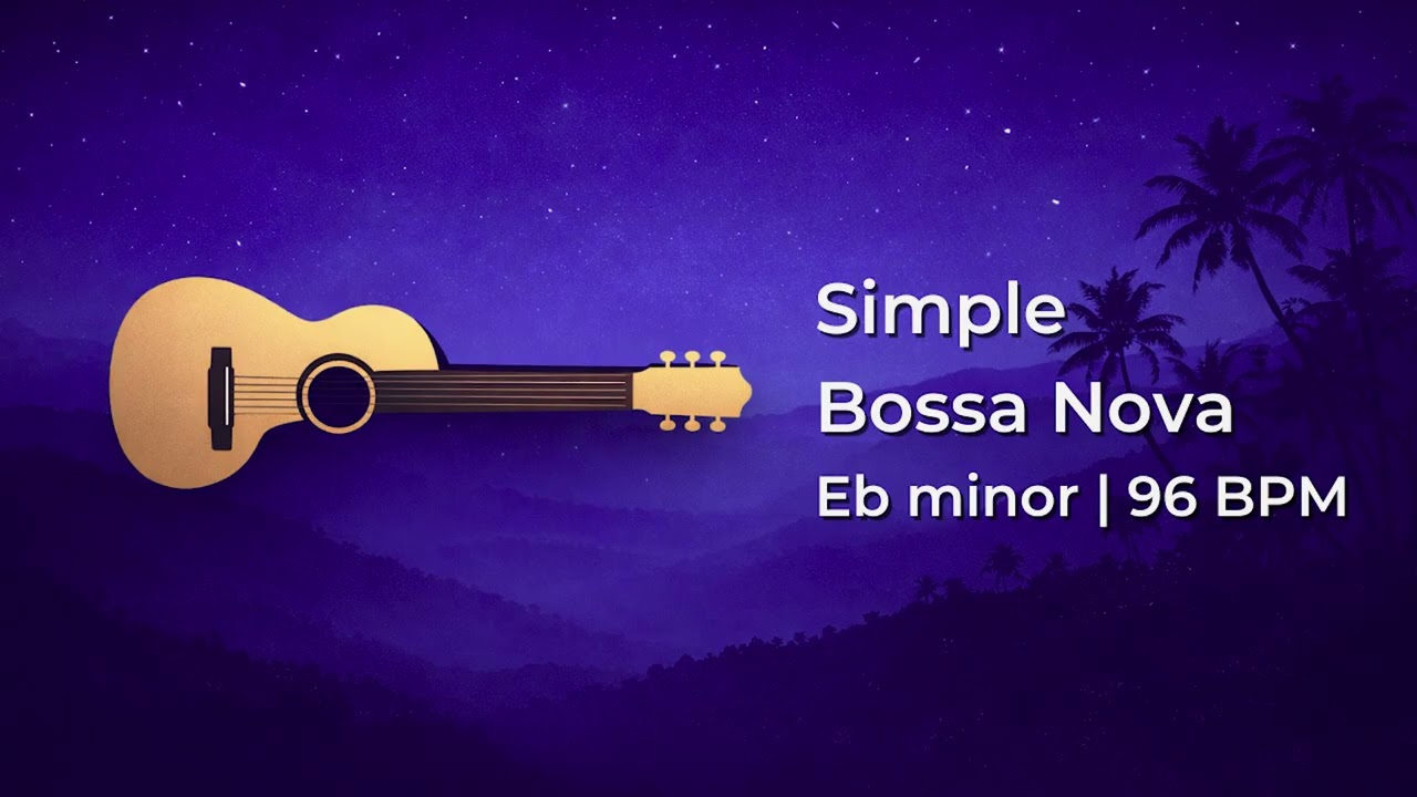 Eb Minor Bossa Nova Backing Track for Sax & Guitar