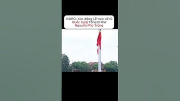 VIDEO: Xúc động Lễ treo cờ rủ Quốc tang Tổng Bí thư Nguyễn Phú Trọng