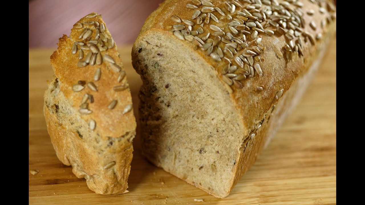 Cum să faci păine de casă cu făină integrală și semințe
