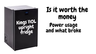are upright fridges worth the hype. reviewing our kings 110L upright fridge the good and the bad