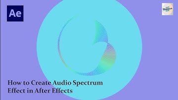 "How to Create Audio Spectrum in After Effects | Audio Reactive Effect"