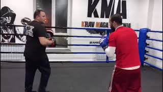 Coach Artur Arshakyan With Vik Hovsepyan