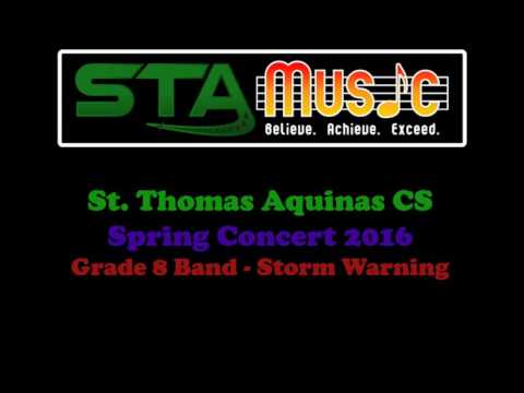 STA Grade 8 Band 2016 - Storm Warning!