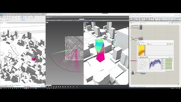 Revit Inside Rhino - Generative Design - Tower Facade Visibility Study