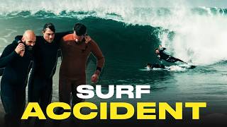 ENORME ACCIDENT DE SURF : La situation impossible