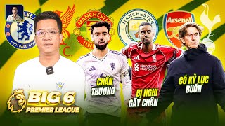 Big 6 Premier League Bruno Fernandes Chấn Thương, Isak Bị Nghi Gãy Chân, Tottenham Có Kỷ Lục Buồn