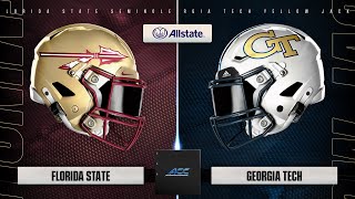 Florida State @ Georgia Tech | Week 1 Simulation | *College Football 25*