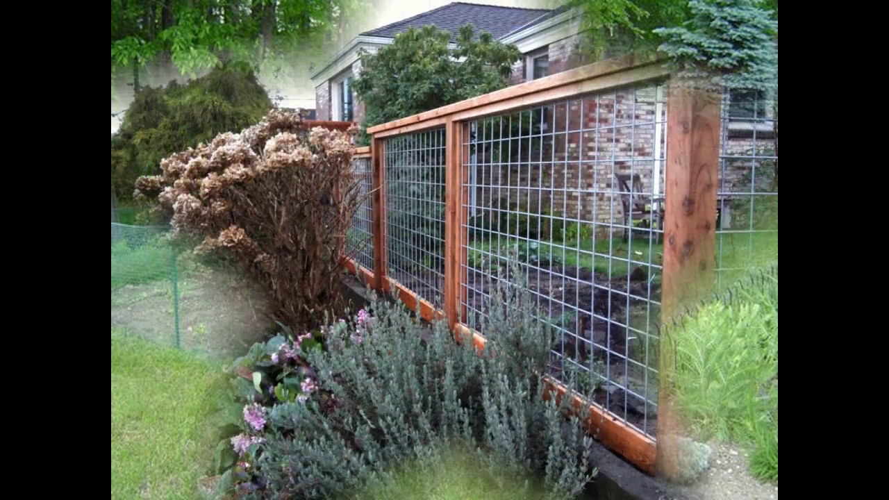 Garden fencing ideas - YouTube