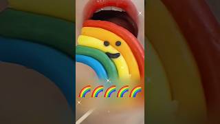 Next? rainbow 🌈🌈🌈CR: dangbee eating #ASMR ##masukberanda   #emojichallenge #mukbang #fypシ