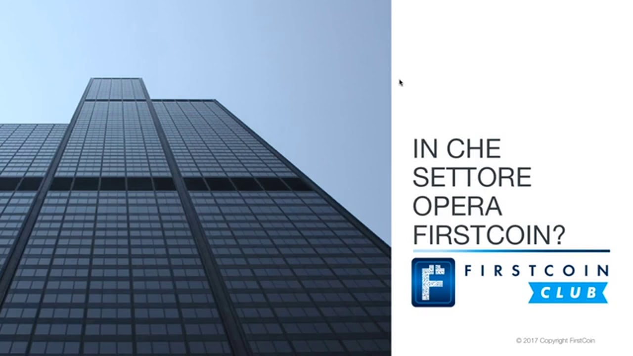Firstcoin Webinar Presentazione IT 2017