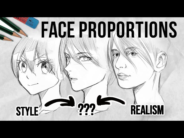 EVOLVE your Art by learning to draw face proportions | Tutorial | DrawlikeaSir class=