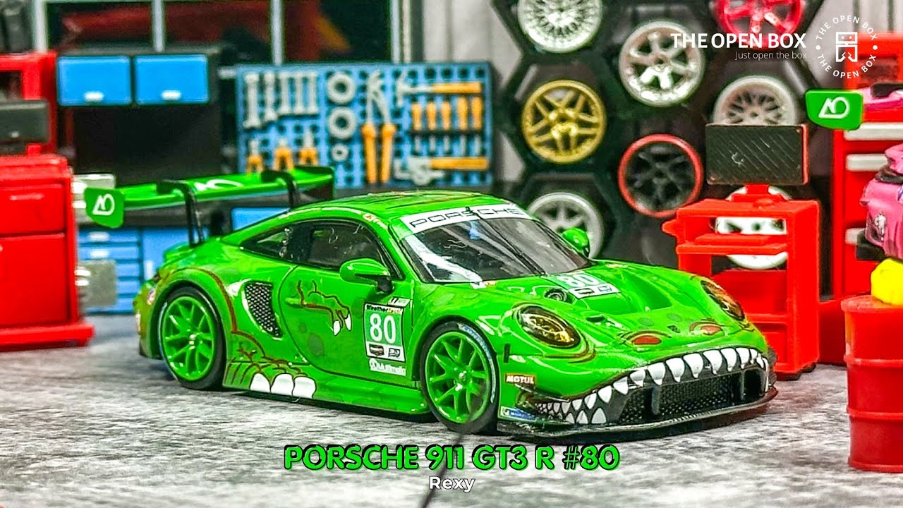 Unboxing Star Race 1:64 Porsche 911 GT3 R #80 - Rexy