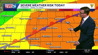 Iowa Weather The Severe Weather Threat Returns This Afternoon And Evening