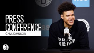 Cam Johnson End of Season Press Conference | Brooklyn Nets Net Worth
