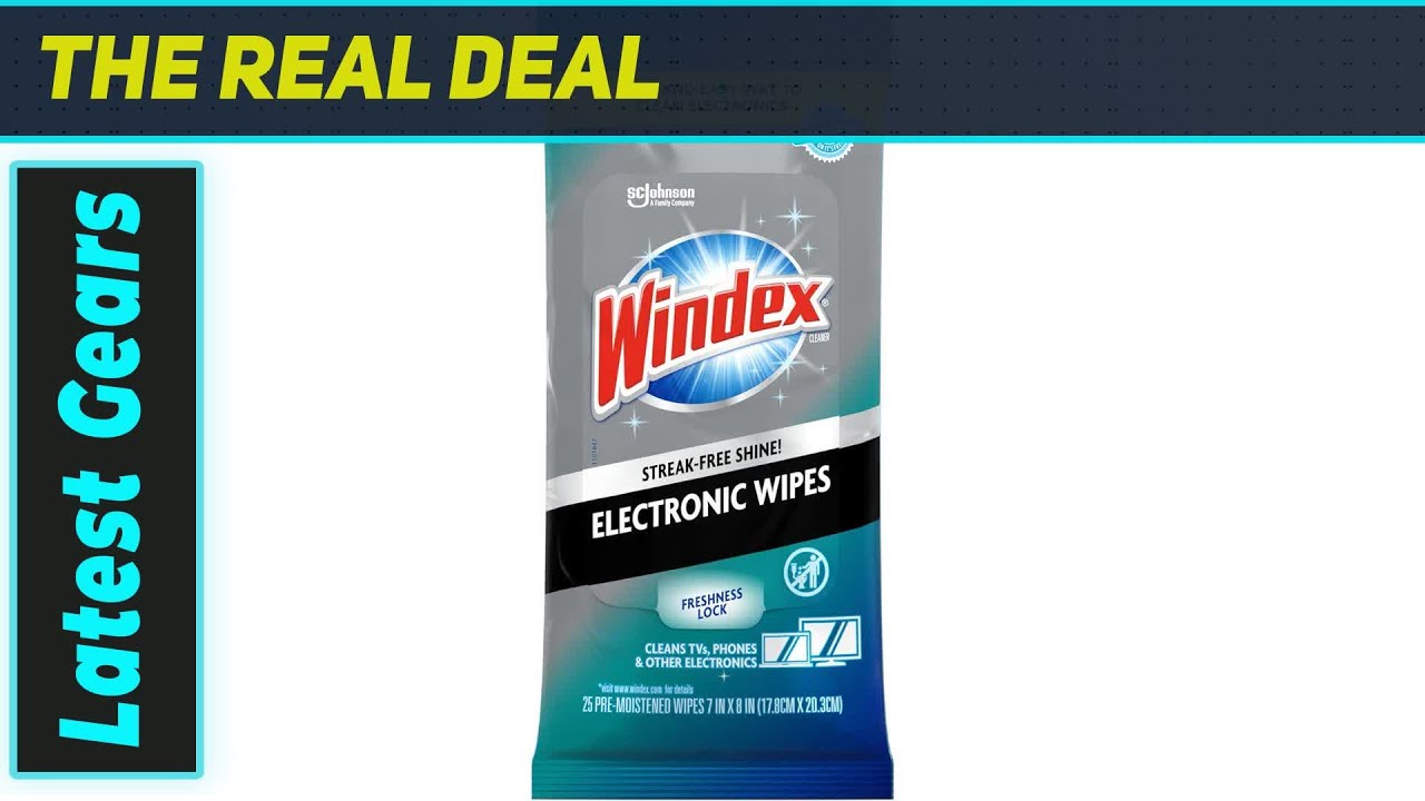 Windex Electronics Wipes: Streak-Free Screen Cleaning Made Easy