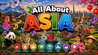 All About Asia 🌍| Explained Through Rap 🚀 | Educational Geography Song
