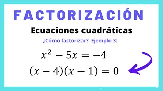 Solución De Ecuaciones Cuadráticas Por Factorización Factorización De Ecuaciones De Segundo Grado.