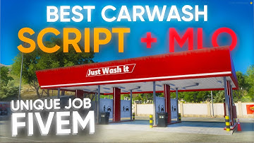 FiveM | JustCarWash | The perfect job + script
