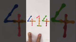 414 number drawing | drops bole magic tale 💧🎨 #shorts #art