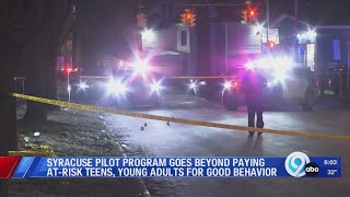 Syracuse Pilot Program goes beyond paying at-risk teens and young adults for good behavior