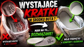 Jak naprawić wystające kratki w środku buta!