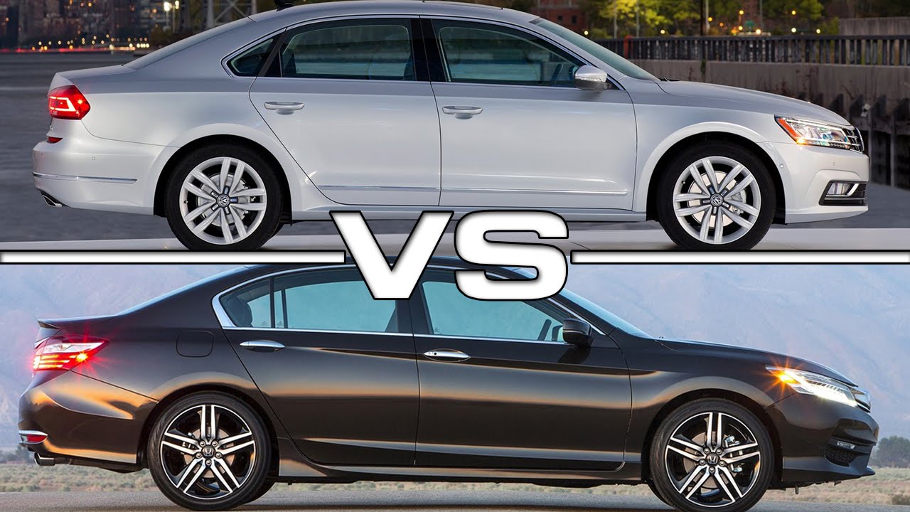 2016 Vw Pat Vs Honda Accord You You Premium