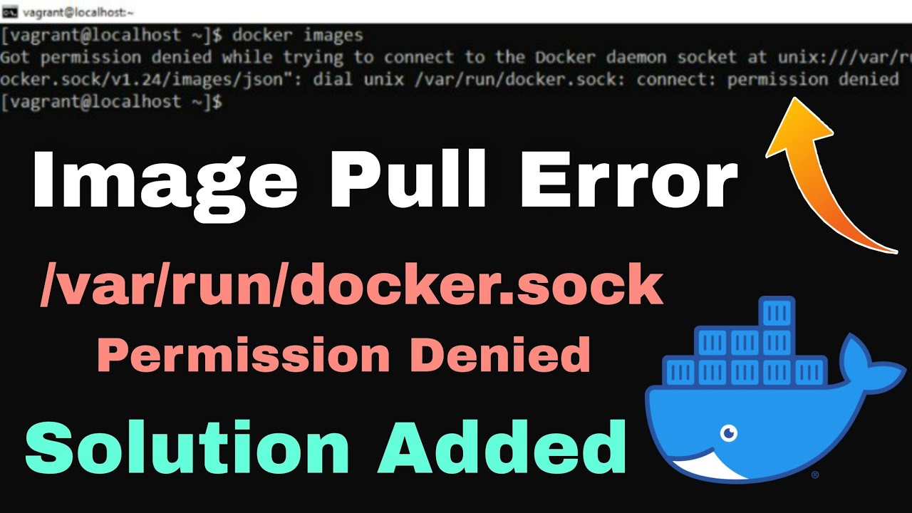 Docker permission denied. Sock connect error