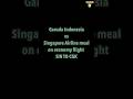 Singapore Airlines and Garuda Indonesia Meals Economy flight