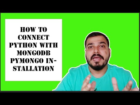 Tutorial 3- How To Connect Python With MongoDb- Pymongo Installation