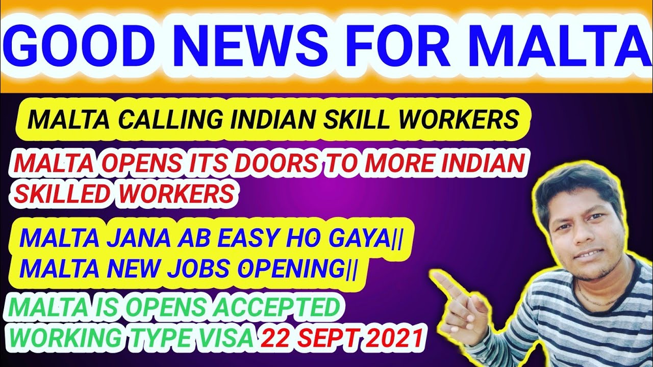 Malta VFS Global Office Open In IndiaAccept Indian Work Visa In VFS