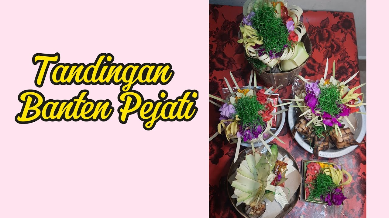 Tandingan Banten Pejati Simpel dan Bermakna @trisnas.d