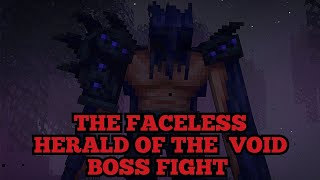 Minecraft Eldritch End: The Faceless, Herald of the Void Boss Fight ( 1.20.1 Mod )