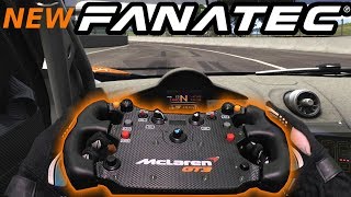 It looks and feels so realistic with all those authentic features!
fanatec clubsport wheel base v2.5 mclaren gt3 steering ped...
