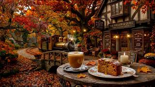 Golden Autumn Morning 🍂 Soft Jazz & Cozy Café Ambience for Studying, Work and Slow Coffee Days ☕ screenshot 1