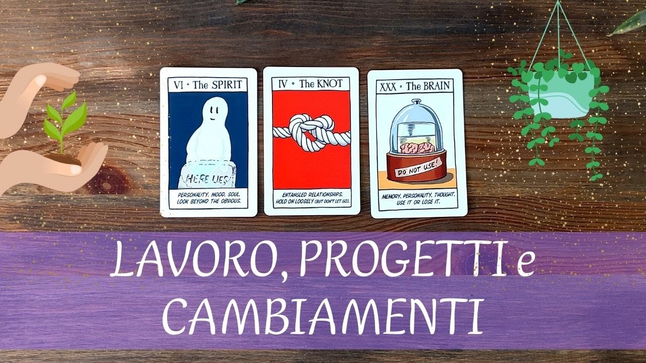 Lavoro e Cambiamenti 🌱🙂 Tarocchi Interattivi