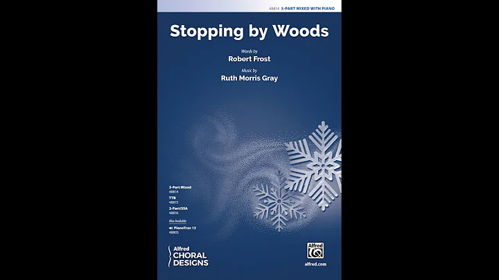 Stopping by Woods (3pt Mixed), by Ruth Morris Gray...