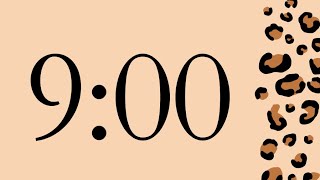 9 Minute Cute Cheetah Timer (Bells Alarm at End)