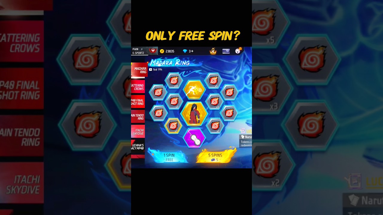 I GOT NEW MADARA BUNDLE IN FREE SPIN🔥🤯 | FREE SPIN TRICK!??? 😱✅ | 