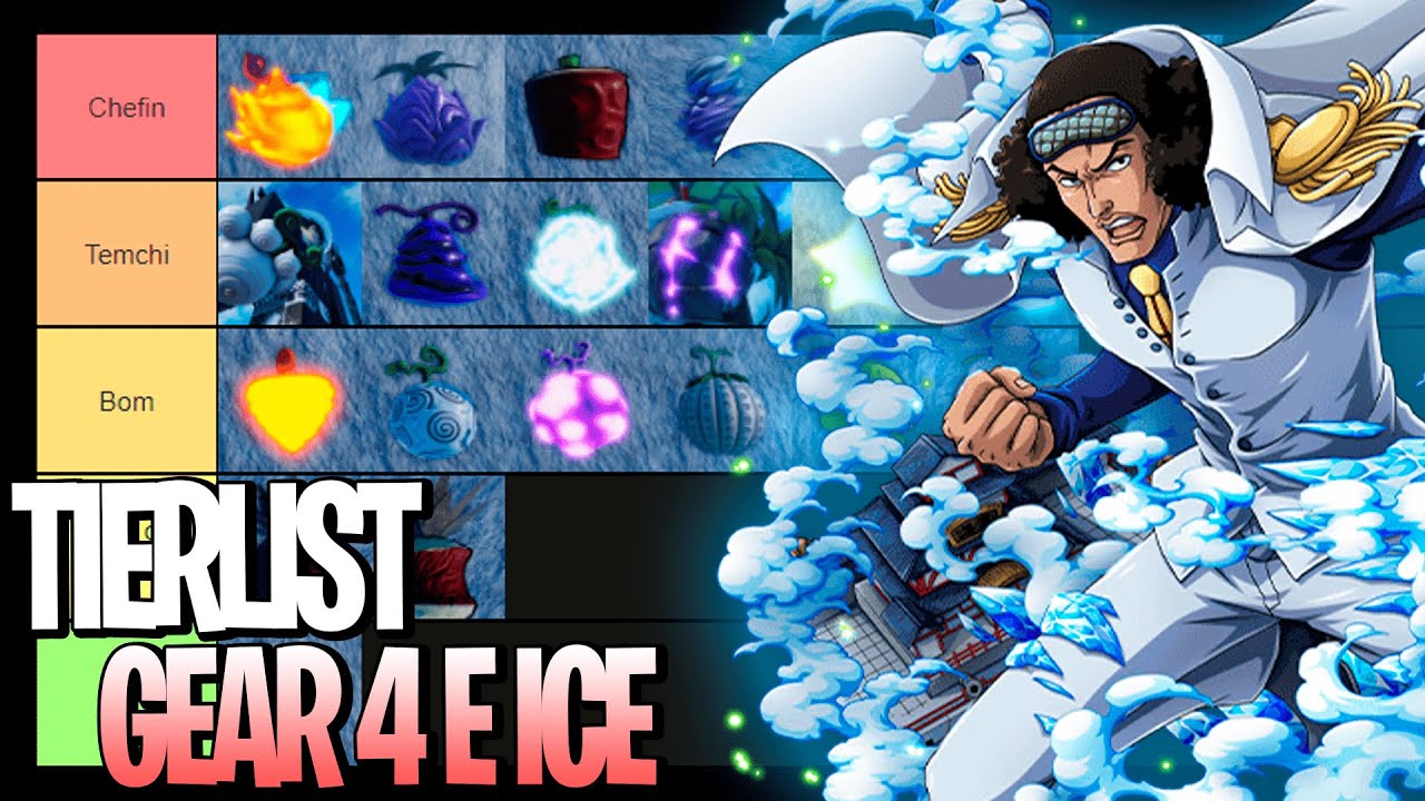 MELHOR TIER LIST DE FRUTAS DO UPDATE 9 DO A ONE PIECE GAME!! 