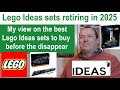 Lego Ideas Sets Retiring in 2025 - Which are the best set to get before they disappear altogether?